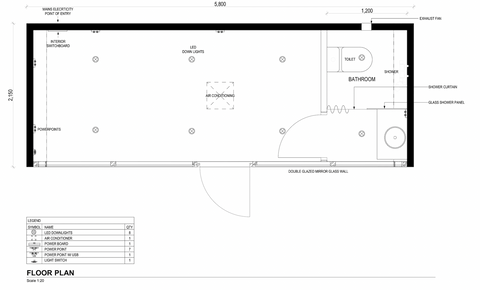 Bathroom ADU <br> <span>(133 Sq. Ft.)</span>
